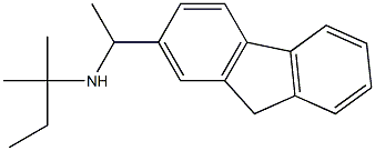 [1-(9H-fluoren-2-yl)ethyl](2-methylbutan-2-yl)amine 结构式