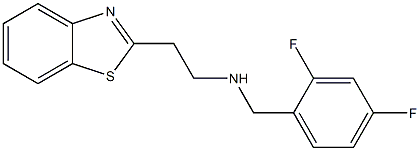 [2-(1,3-benzothiazol-2-yl)ethyl][(2,4-difluorophenyl)methyl]amine