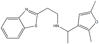 [2-(1,3-benzothiazol-2-yl)ethyl][1-(2,5-dimethylfuran-3-yl)ethyl]amine