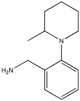 [2-(2-methylpiperidin-1-yl)phenyl]methanamine,,结构式