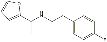 [2-(4-fluorophenyl)ethyl][1-(furan-2-yl)ethyl]amine Structure