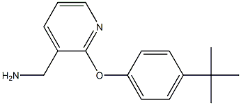 [2-(4-tert-butylphenoxy)pyridin-3-yl]methylamine Struktur