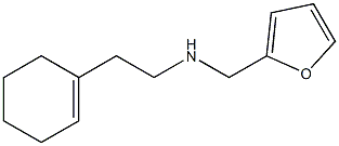 N-[2-(1-シクロヘキセニル)エチル]フラン-2-メタンアミン 化学構造式