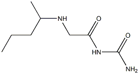 [2-(pentan-2-ylamino)acetyl]urea|