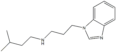 [3-(1H-1,3-benzodiazol-1-yl)propyl](3-methylbutyl)amine Structure