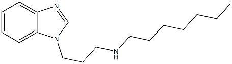 [3-(1H-1,3-benzodiazol-1-yl)propyl](heptyl)amine Structure