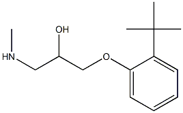 [3-(2-tert-butylphenoxy)-2-hydroxypropyl](methyl)amine Struktur