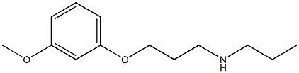 [3-(3-methoxyphenoxy)propyl](propyl)amine Structure