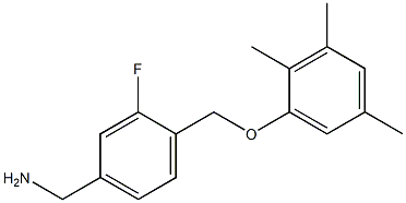 [3-fluoro-4-(2,3,5-trimethylphenoxymethyl)phenyl]methanamine