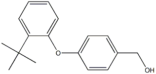 [4-(2-tert-butylphenoxy)phenyl]methanol Struktur
