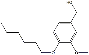 [4-(hexyloxy)-3-methoxyphenyl]methanol Struktur