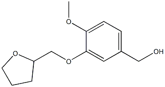 [4-methoxy-3-(oxolan-2-ylmethoxy)phenyl]methanol Structure