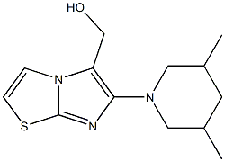 [6-(3,5-dimethylpiperidin-1-yl)imidazo[2,1-b][1,3]thiazol-5-yl]methanol