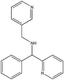 [phenyl(pyridin-2-yl)methyl](pyridin-3-ylmethyl)amine 结构式