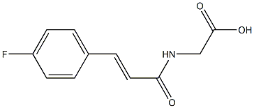  {[(2E)-3-(4-fluorophenyl)prop-2-enoyl]amino}acetic acid