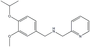 {[3-methoxy-4-(propan-2-yloxy)phenyl]methyl}(pyridin-2-ylmethyl)amine