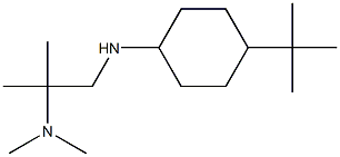 {1-[(4-tert-butylcyclohexyl)amino]-2-methylpropan-2-yl}dimethylamine Struktur