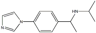 {1-[4-(1H-imidazol-1-yl)phenyl]ethyl}(propan-2-yl)amine Structure