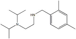 {2-[bis(propan-2-yl)amino]ethyl}[(2,4-dimethylphenyl)methyl]amine Structure