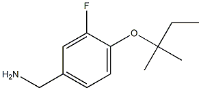 {3-fluoro-4-[(2-methylbutan-2-yl)oxy]phenyl}methanamine