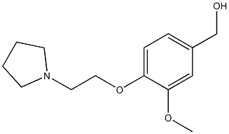 {3-methoxy-4-[2-(pyrrolidin-1-yl)ethoxy]phenyl}methanol