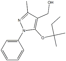  {3-methyl-5-[(2-methylbutan-2-yl)oxy]-1-phenyl-1H-pyrazol-4-yl}methanol