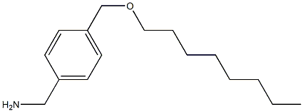 {4-[(octyloxy)methyl]phenyl}methanamine Structure