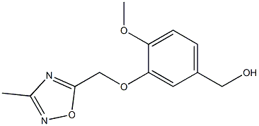 {4-methoxy-3-[(3-methyl-1,2,4-oxadiazol-5-yl)methoxy]phenyl}methanol