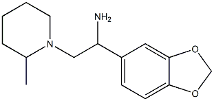 1-(1,3-benzodioxol-5-yl)-2-(2-methylpiperidin-1-yl)ethanamine Structure