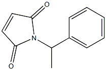 1-(1-phenylethyl)-2,5-dihydro-1H-pyrrole-2,5-dione Structure