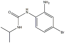 1-(2-amino-4-bromophenyl)-3-propan-2-ylurea,,结构式