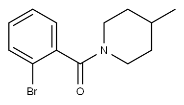 1-(2-bromobenzoyl)-4-methylpiperidine 结构式