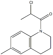 1-(2-chloropropanoyl)-6-methyl-1,2,3,4-tetrahydroquinoline Structure
