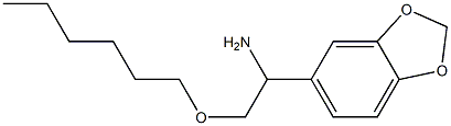 1-(2H-1,3-benzodioxol-5-yl)-2-(hexyloxy)ethan-1-amine