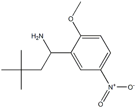1-(2-methoxy-5-nitrophenyl)-3,3-dimethylbutan-1-amine