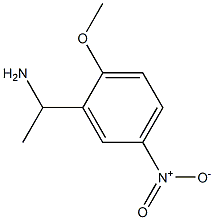 1-(2-methoxy-5-nitrophenyl)ethan-1-amine Structure