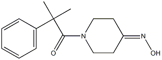  1-(2-methyl-2-phenylpropanoyl)piperidin-4-one oxime