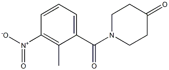  1-(2-methyl-3-nitrobenzoyl)piperidin-4-one