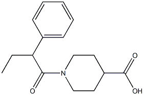 1-(2-phenylbutanoyl)piperidine-4-carboxylic acid
