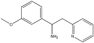 1-(3-methoxyphenyl)-2-(pyridin-2-yl)ethan-1-amine