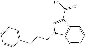 1-(3-phenylpropyl)-1H-indole-3-carboxylic acid