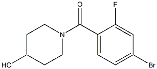 1-(4-bromo-2-fluorobenzoyl)piperidin-4-ol Structure