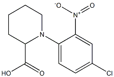 1-(4-chloro-2-nitrophenyl)piperidine-2-carboxylic acid Structure