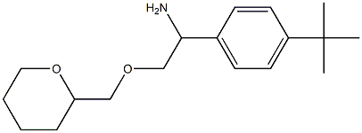 1-(4-tert-butylphenyl)-2-(oxan-2-ylmethoxy)ethan-1-amine Struktur