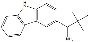 1-(9H-carbazol-3-yl)-2,2-dimethylpropan-1-amine Structure