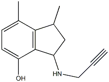 1,7-dimethyl-3-(prop-2-yn-1-ylamino)-2,3-dihydro-1H-inden-4-ol