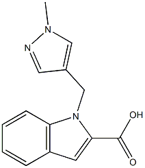  1-[(1-methyl-1H-pyrazol-4-yl)methyl]-1H-indole-2-carboxylic acid