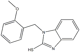 1-[(2-methoxyphenyl)methyl]-1H-1,3-benzodiazole-2-thiol