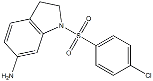 1-[(4-chlorobenzene)sulfonyl]-2,3-dihydro-1H-indol-6-amine
