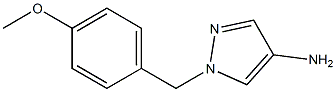 1-[(4-methoxyphenyl)methyl]-1H-pyrazol-4-amine Struktur